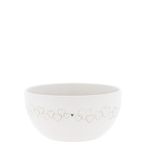 Bowl Natural hearts all around 14.5 x 7 cm 