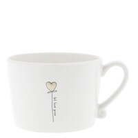 Tasse let love grow 10 x 8 x 7 cm