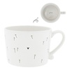 Bastion Collection Tasse Heart Daisies 10 x 8 x 7 cm