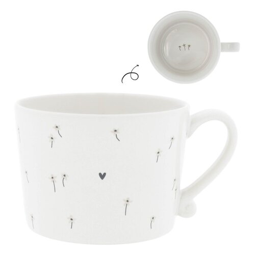 Cup Heart Daisies 10 x 8 x 7 cm 