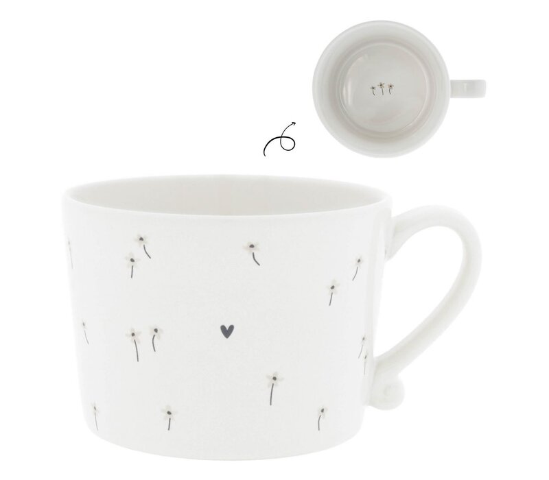 Tasse Heart Daisies 10 x 8 x 7 cm