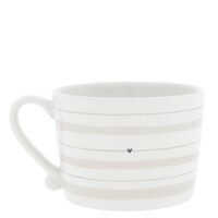 Tasse Watercolour Natural Stripes 10 x 8 x 7 cm