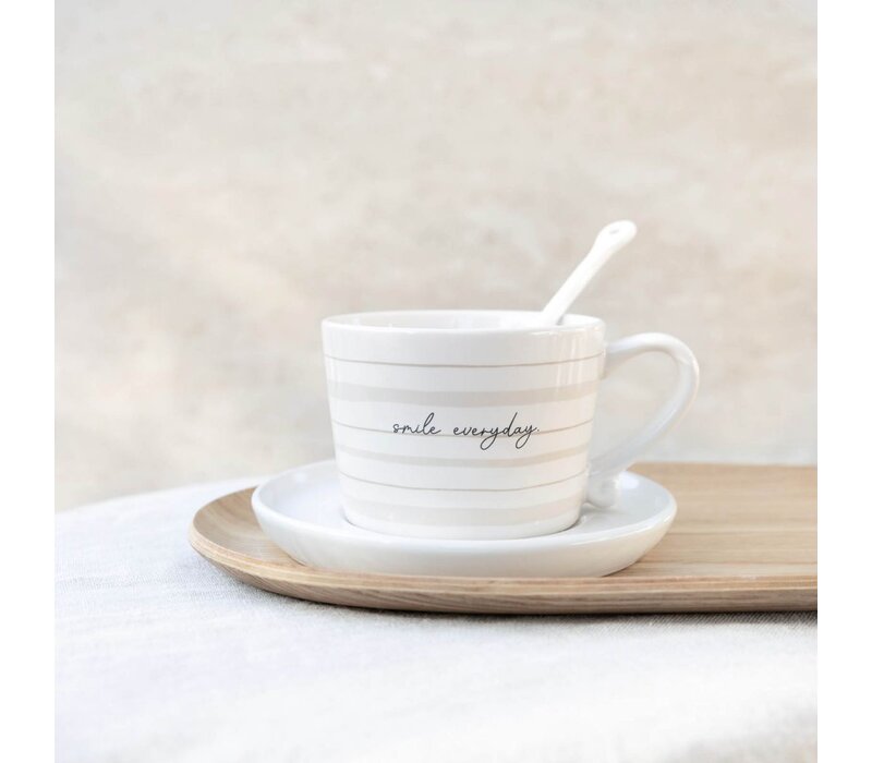 Tasse smile everyday 8,5 x 7 x 6 cm