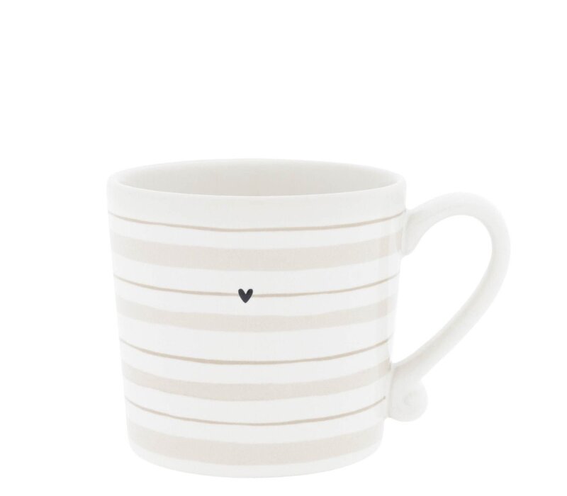 Tasse Watercolour Natural Stripes 8 x 7 cm