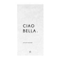 Serviettes Ciao Bella 16 pièces 10 x 20 cm