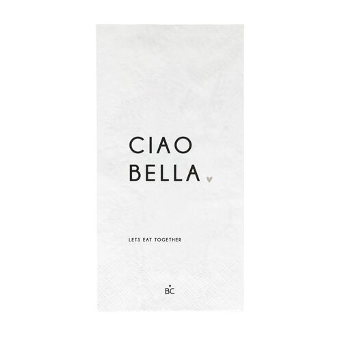 Servietten Ciao Bella 16 pcs 10 x 20 cm 