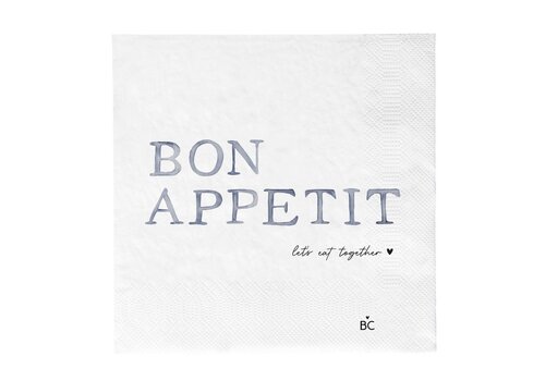 Bastion Collection Napkins Bon Appetit 20 pcs 16.5 x 16.5 cm