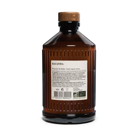 Basilikumsirup - BIO 40 cl
