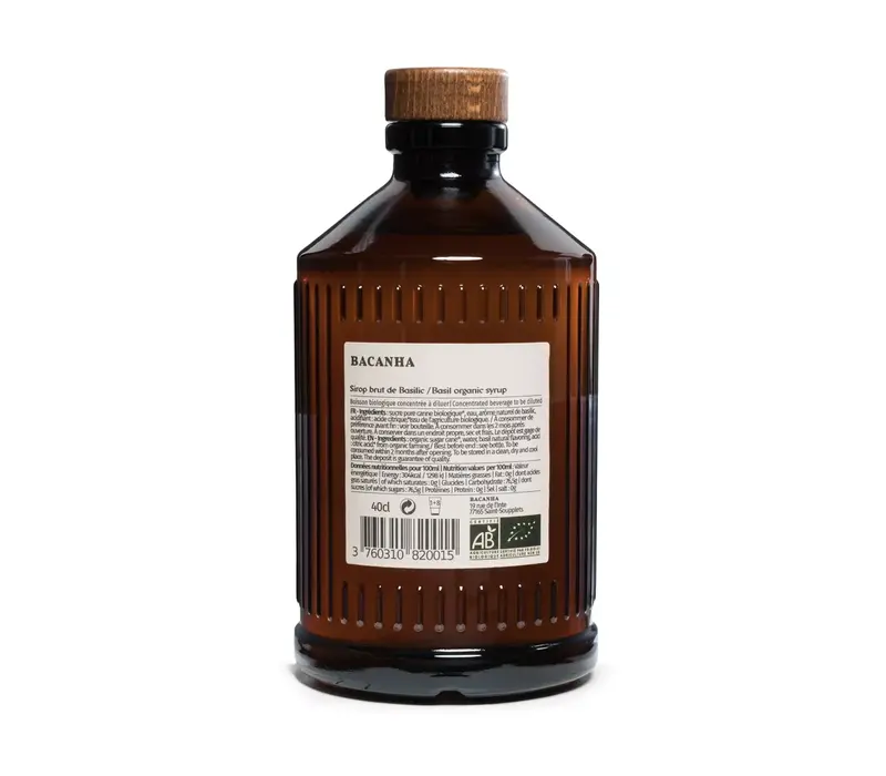 Basilikumsirup - BIO 40 cl