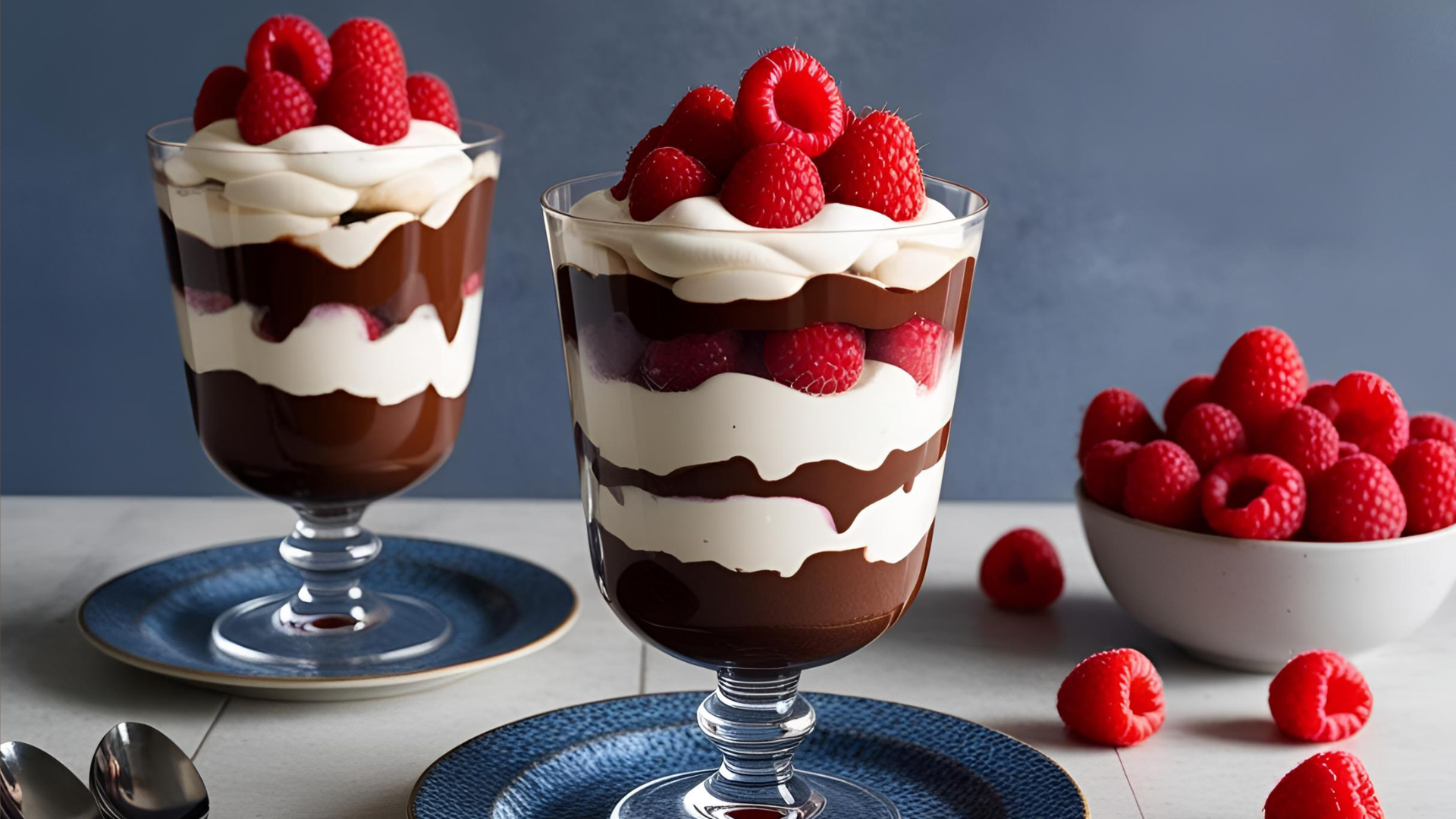 Chocolade-Siroop Trifle