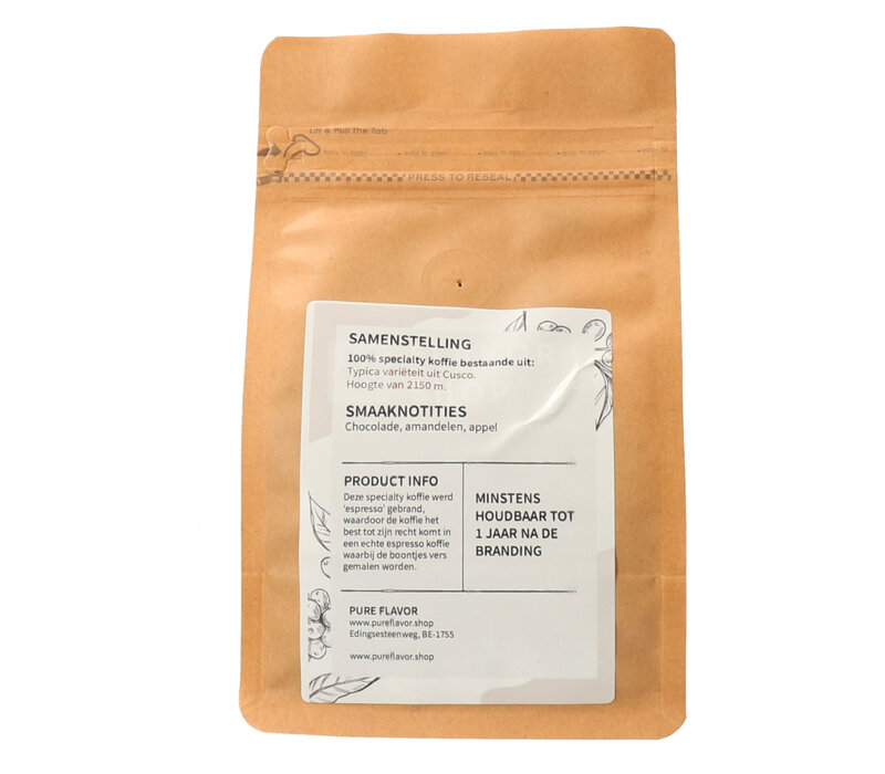 Yolanda Cabrera - Café expresso du Pérou en grains 250 g Flavor Shop