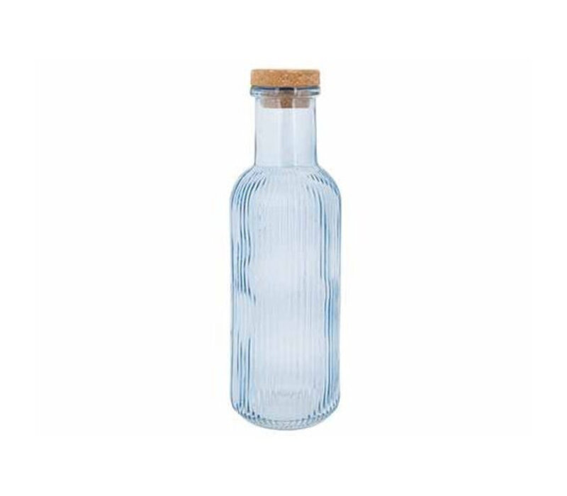 Carafe Raya 1 L with cork - blue