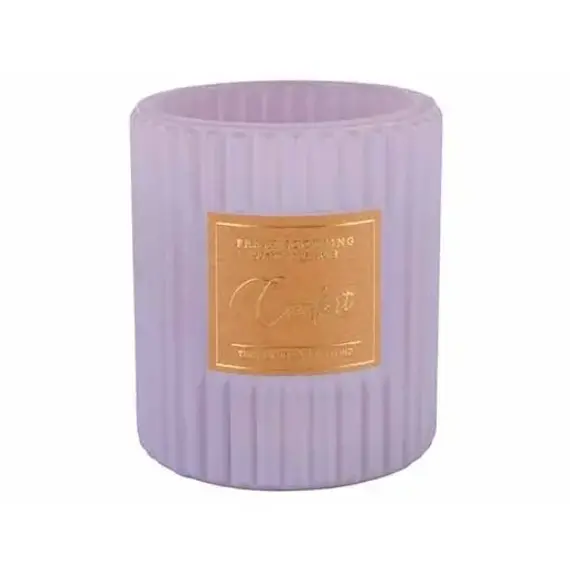 Geurkaars Relax and Unwind lila
