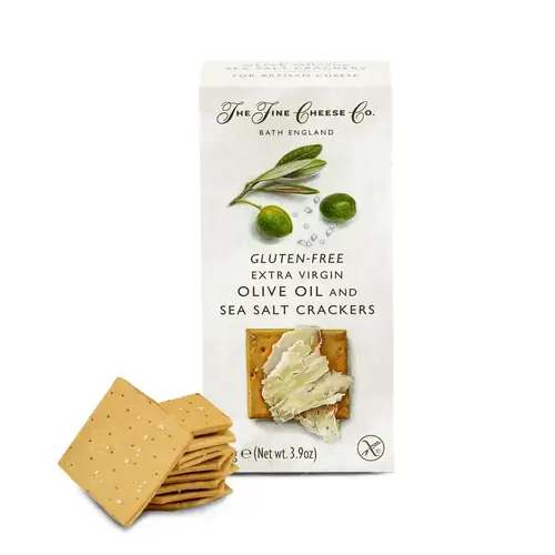 Cracker sans gluten à l'huile d'olive et au sel de mer 110 g 