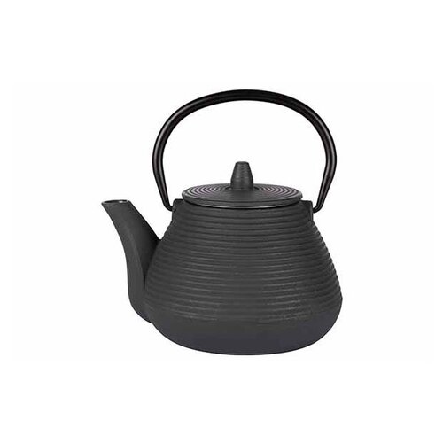 Theepot donkergrijs 1l gietijzer 