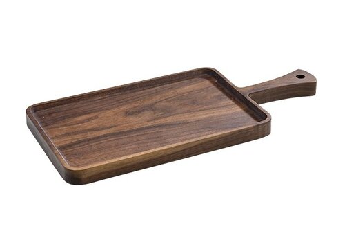 Tablett aus Akazienholz, 39 x 18 x 2 cm