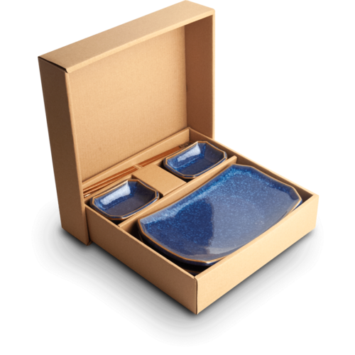 Coffret à sushis Blueness pour 2 personnes - coffret cadeau 