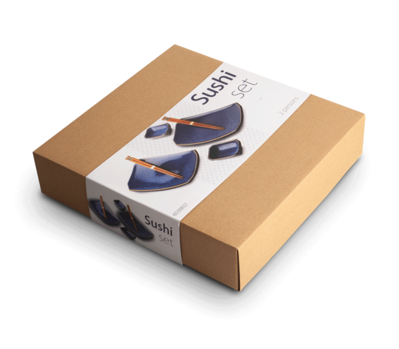 Blueness Sushi set 2 people - gift box