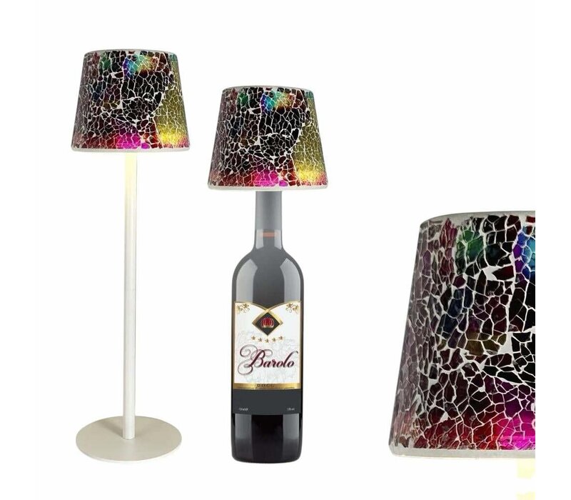 Lampe de table LED Bari à intensité variable
