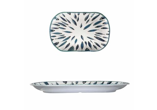 Arca Fish - Rectangular melamine dish 45 x 30 x 4 cm