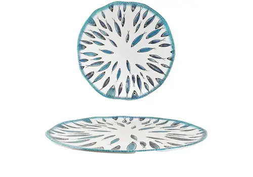 Arca Fish - Mélamine Plat rond en mélamine 41 cm