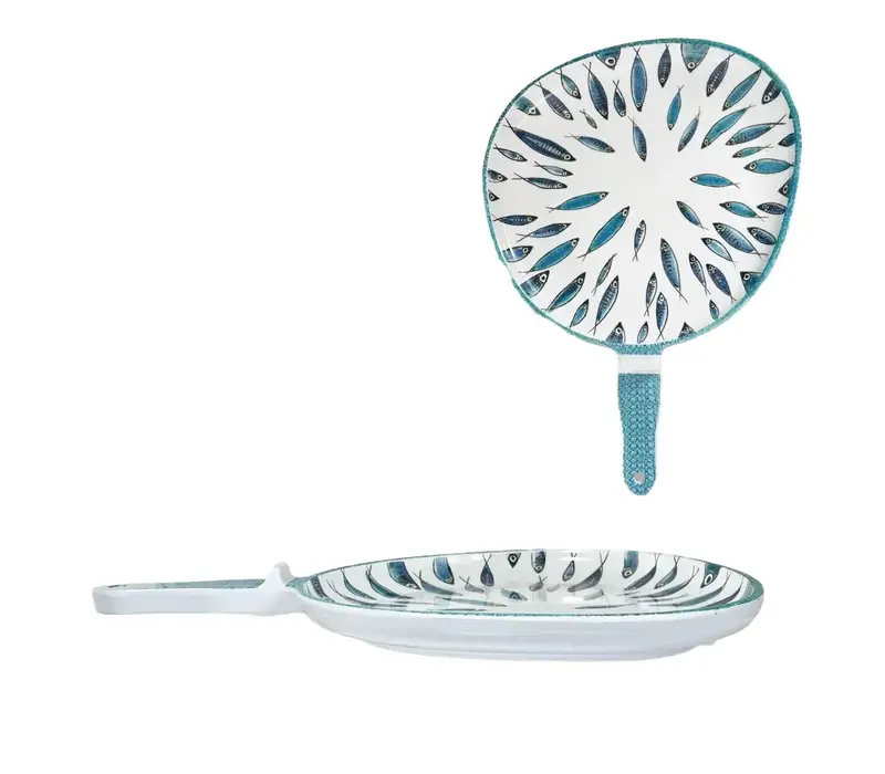 Fish - Schotel met handvat in melamine 37 x 26 x 4 cm