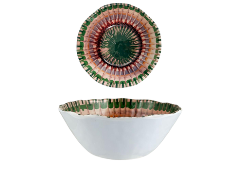 Apulia Raggio Green - Bol en mélamine 22 x 9 cm