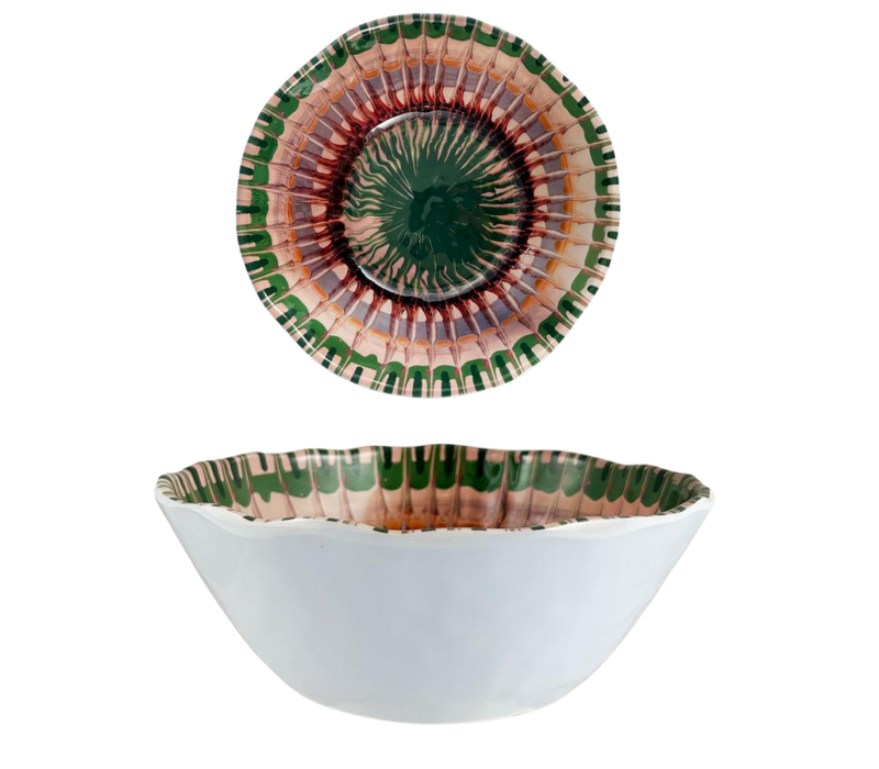 Apulia Raggio Green - Bol en mélamine 22 x 9 cm