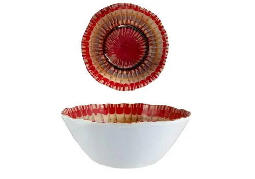 Arca Apulia Raggio Red - Bol en mélamine 16 x 6 cm