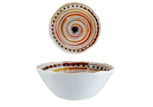 Arca Apulia Spirale Yellow - Schüssel aus Melamin 22 x 9 cm