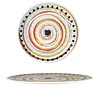 Arca Apulia Spirale Yellow - Round dish in melamine 35cm