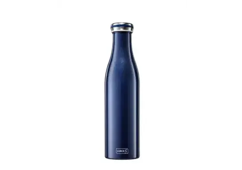Lurch Dubbelwandige isoleerfles uit rvs metallic blauw 750 ml
