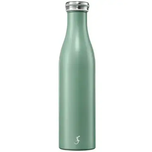 Dubbelwandige isoleerfles Saliegroen - 750ml 
