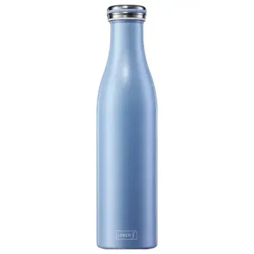 Dubbelwandige isoleerfles Parelblauw - 750ml 