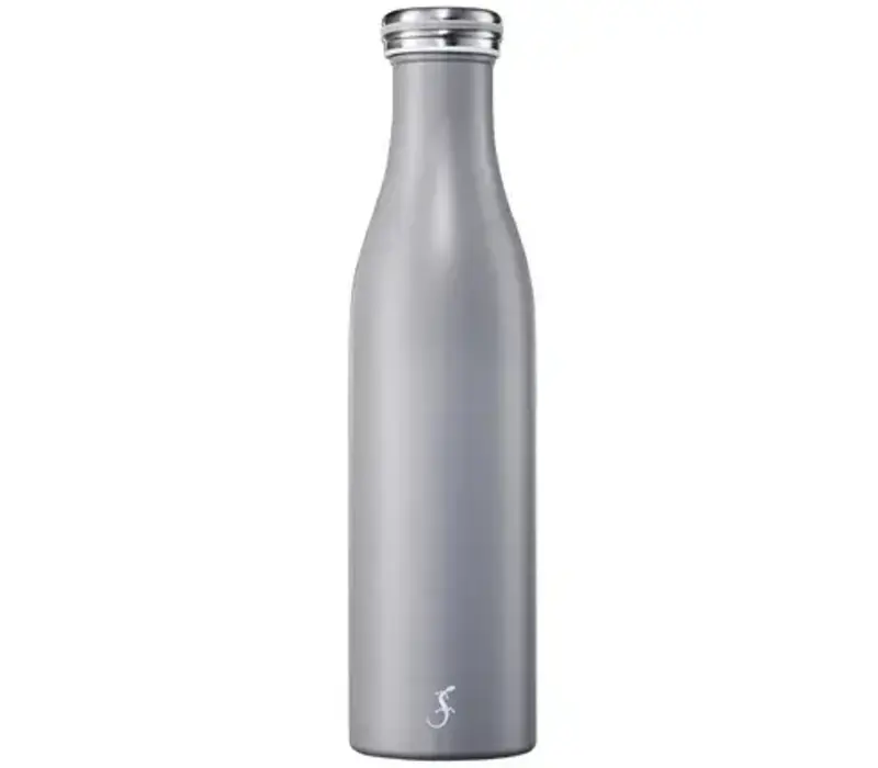 Doppelwandige Isolierflasche Grau - 750ml