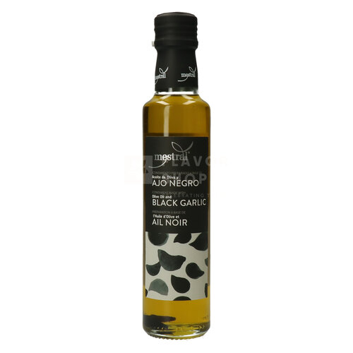 Huile d'olive extra vierge à l'ail noir 250 ml 