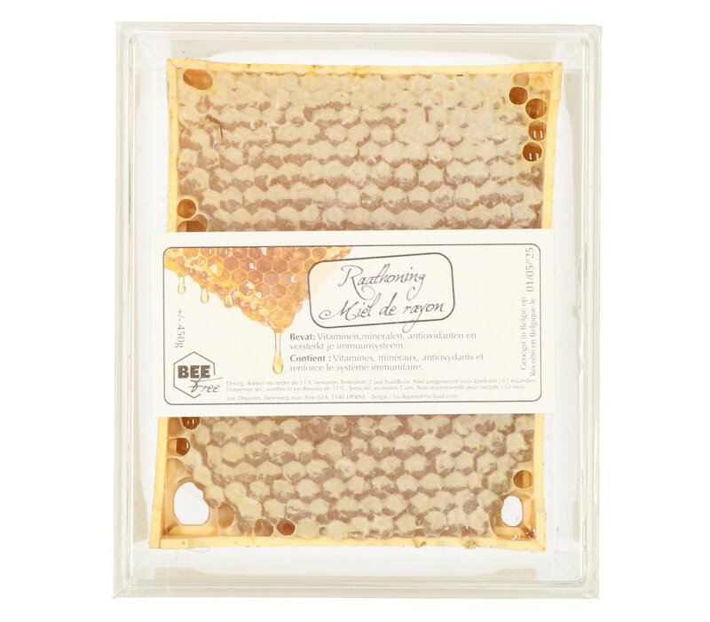 Local, pure raw Comb honey 450 g