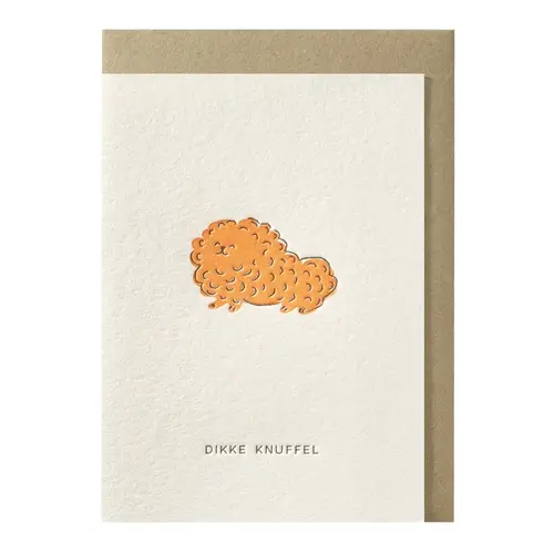 Dikke knuffel greeting card 