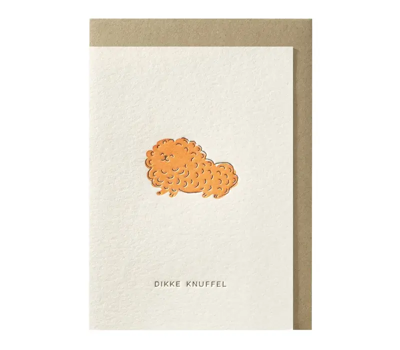 Dikke knuffel wenskaart