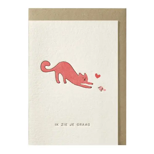 Ik zie je graag greeting card 
