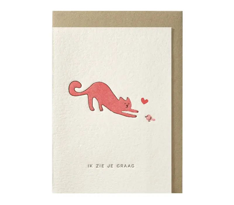 Ik zie je graag greeting card