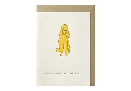 Papette Have a très chic birthday Grußkarte
