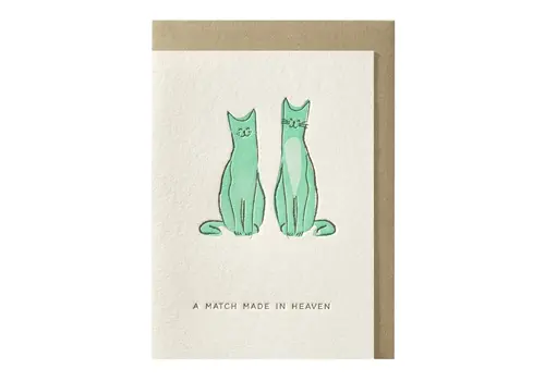 Papette A match made in heaven greeting card