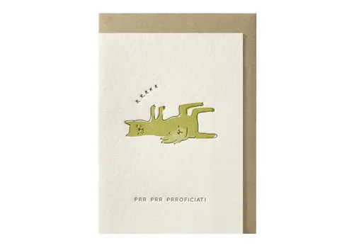 Papette Carte de vœux Prr prr prroficiat