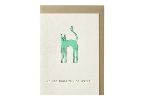 Papette Carte de vœux Je mag trots zijn op jezelf!