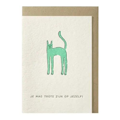 Carte de vœux Je mag trots zijn op jezelf! 