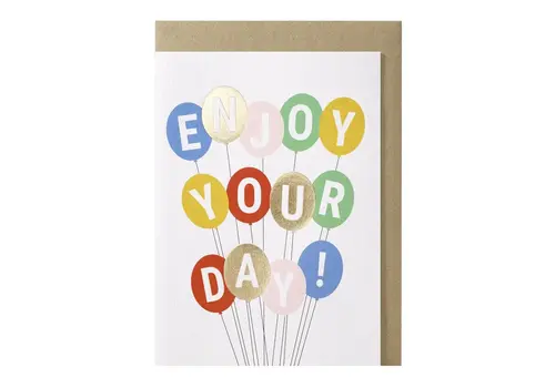 Papette enjoy your day Grußkarte