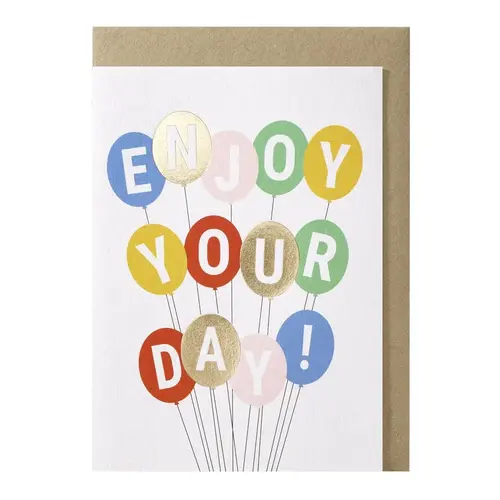 enjoy your day Grußkarte 