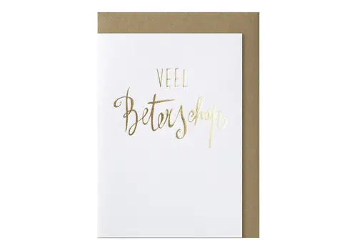 Papette Veel Beterschap Greeting Card