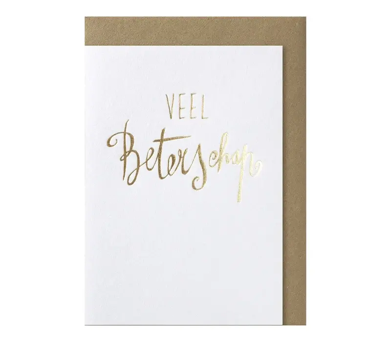 Veel Beterschap Greeting Card